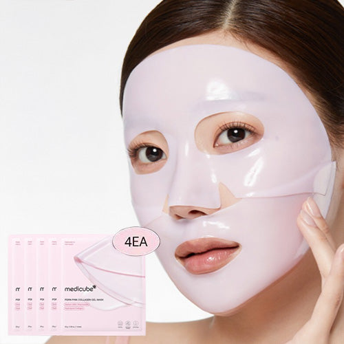 Medicube Pdrn Pink Collagen Gel Mask X4 Set