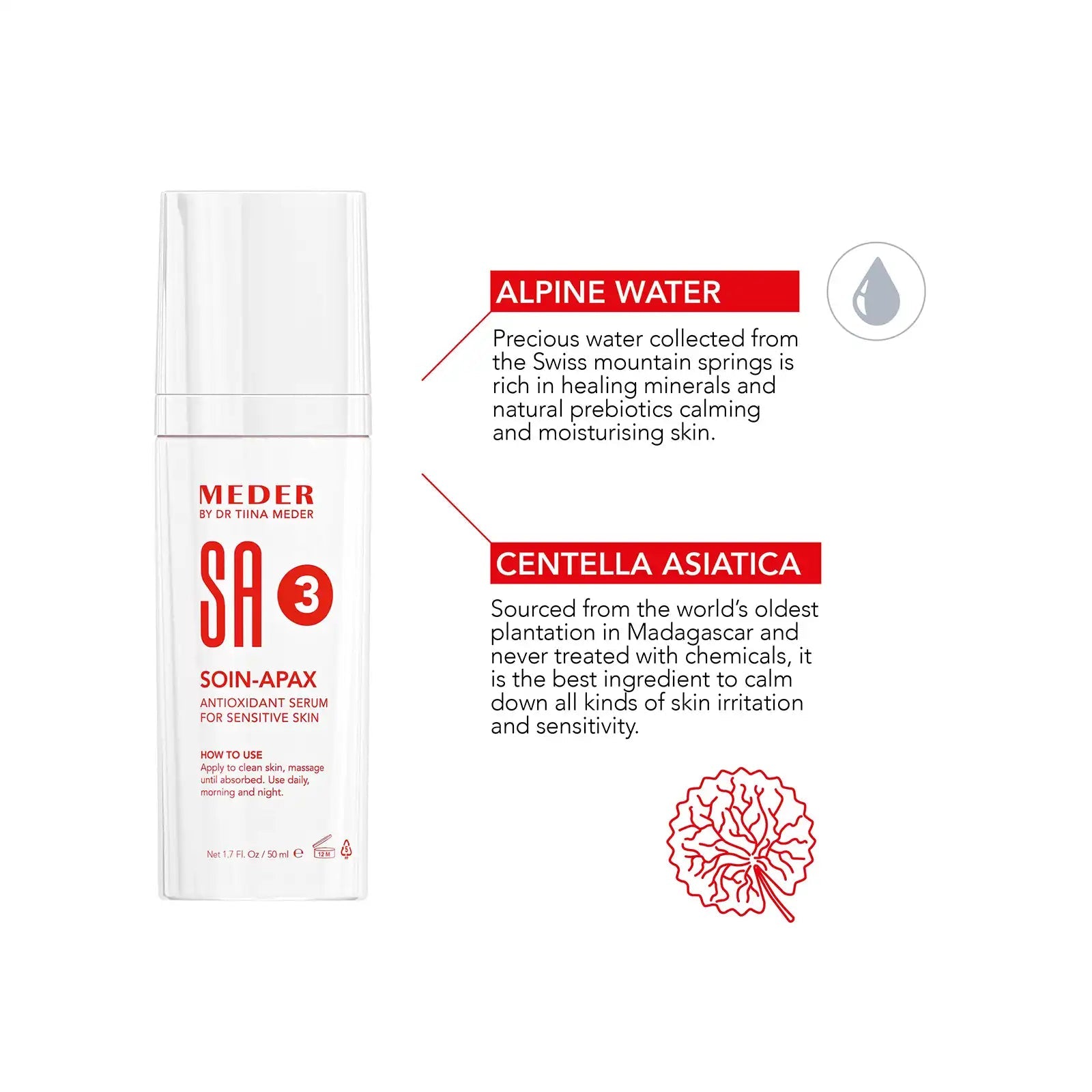 Meder 3SA Serum Soin-Apax