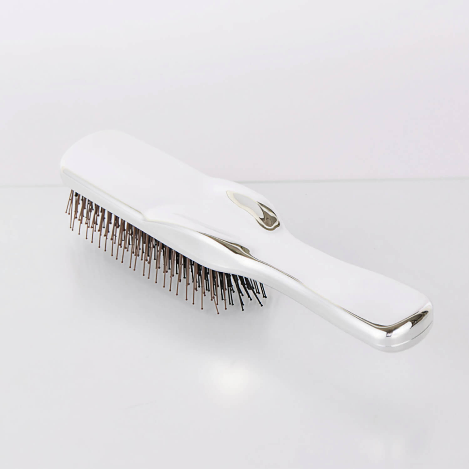 S-HEART-S Scalp Brush World Premium Long Silver