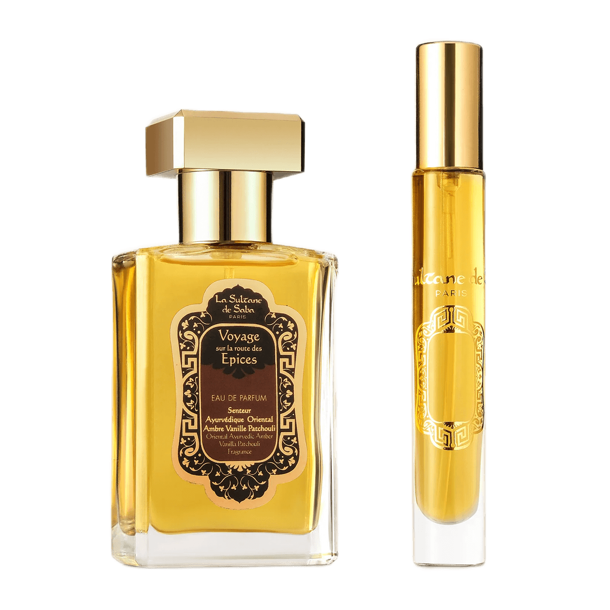La Sultane de Saba Parfum Set Oriental Ayurvedic Amber Vanilla Patchouli