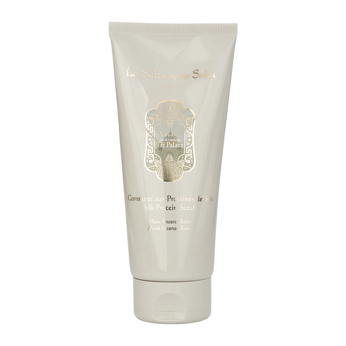 La Sultane De Saba Taj Palace Rose Musk Incense Silk Protein Scrub